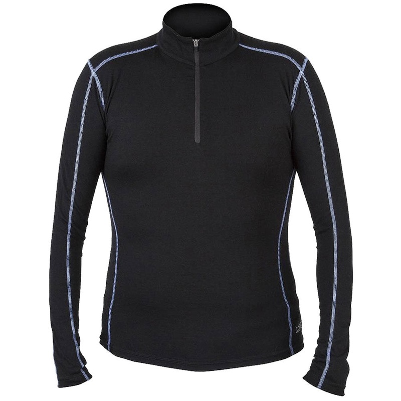 Spada Merino Mens Thermal Base Layer Shirt Black 2XL