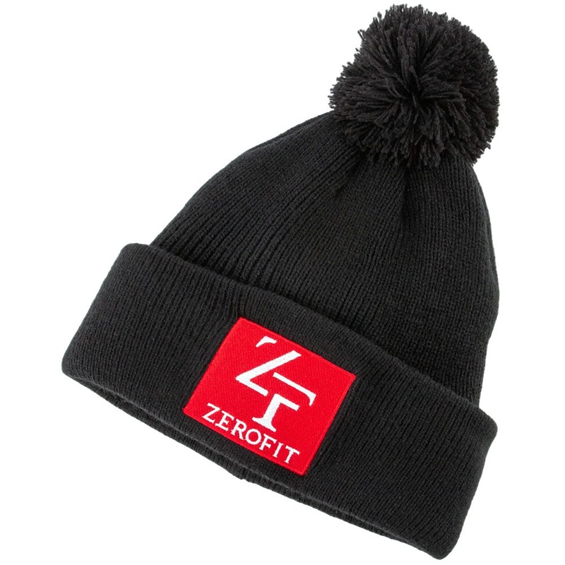 Zerofit Bobble Hat Black Universal One Size Black