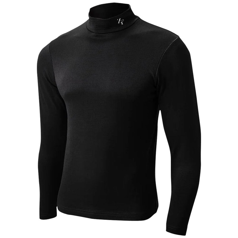 Zerofit Move Heatrub Baselayer Top Long Sleeve Black Black XS