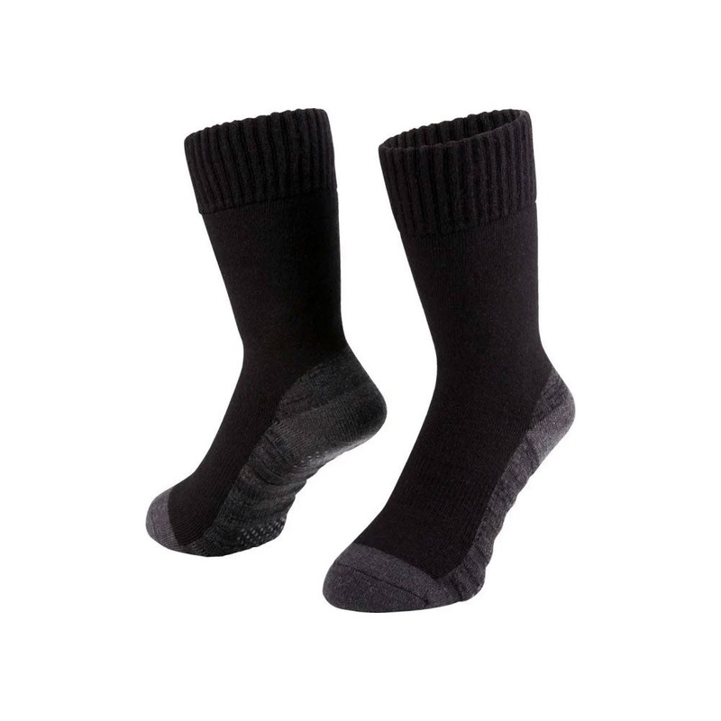 Zerofit Standard Length Socks Black Black 4-7