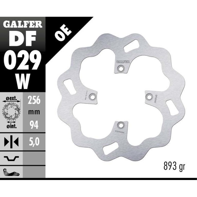 DF029W Galfer Solid Disc
