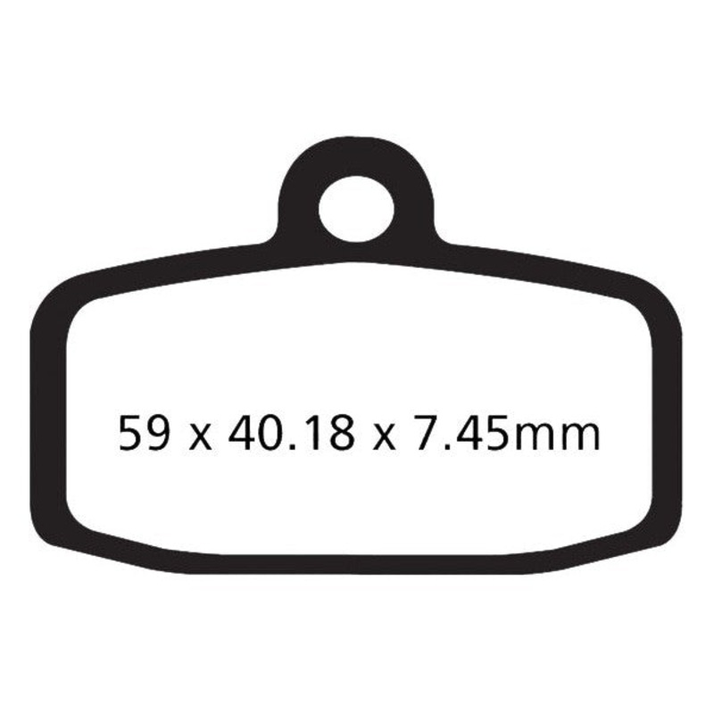 EBC Disc Pad Set FA612TT