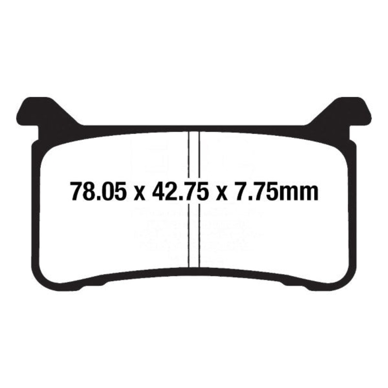 EBC Double-H Sintered Sportbike Pad Set FA700HH