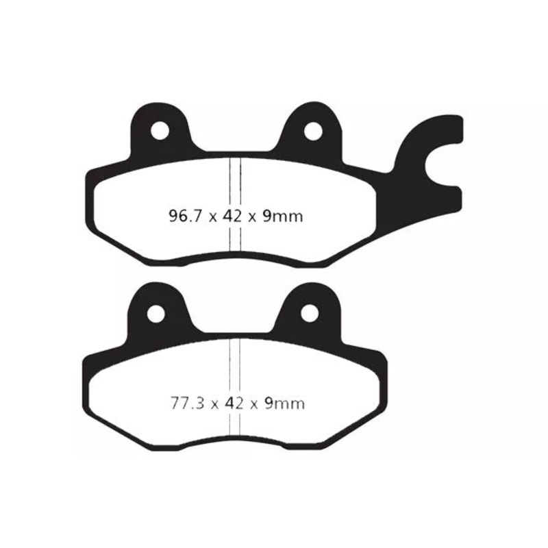 EBC SFA Series Scooter Organic Pads Set SFA197