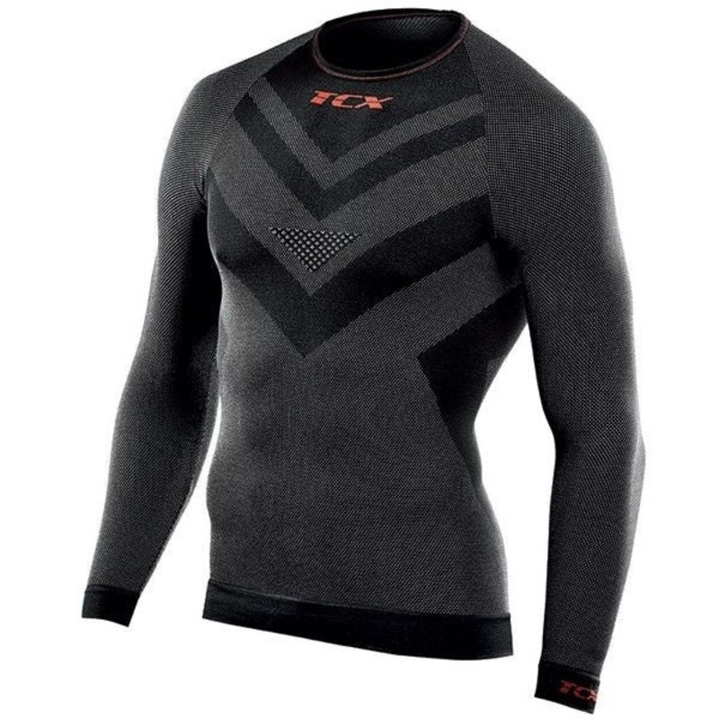 TCX Base Layer Roundneck Long Sleeve Black XS/Small Top