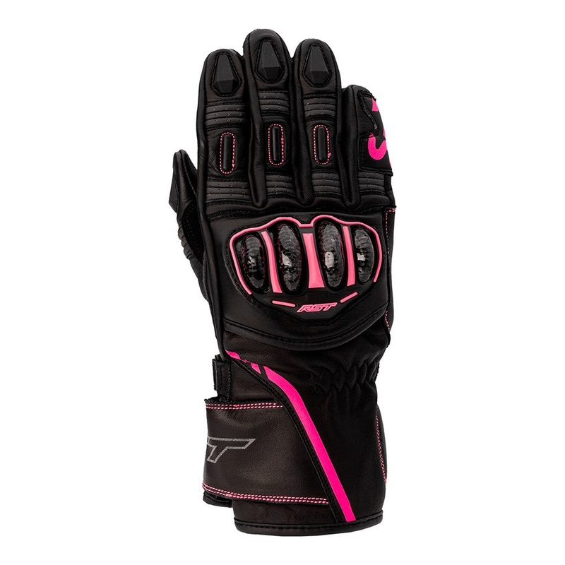 RST S1 Ladies Gloves Black Neon Pink S Pink