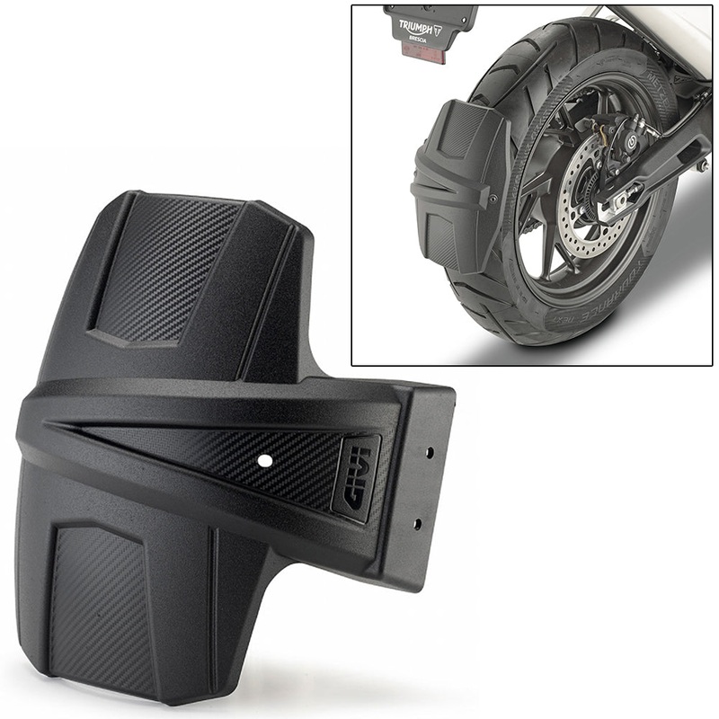 Triumph Tiger 900 2020-2021 Givi RM02 Rear Wheel Spray Guard & Fitting Kit Black