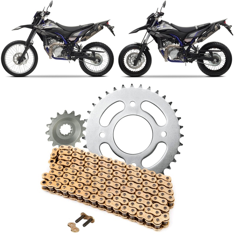 WR125 09-16 Gold Chain and Sprocket Set