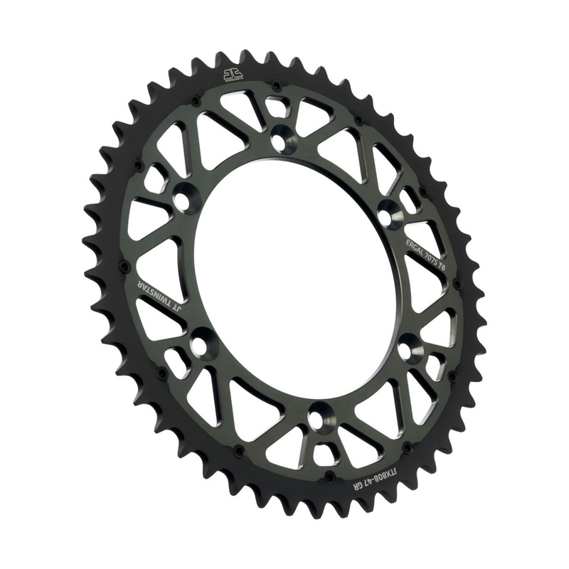 JTX808.47 Grey Twinstar Rear Sprocket