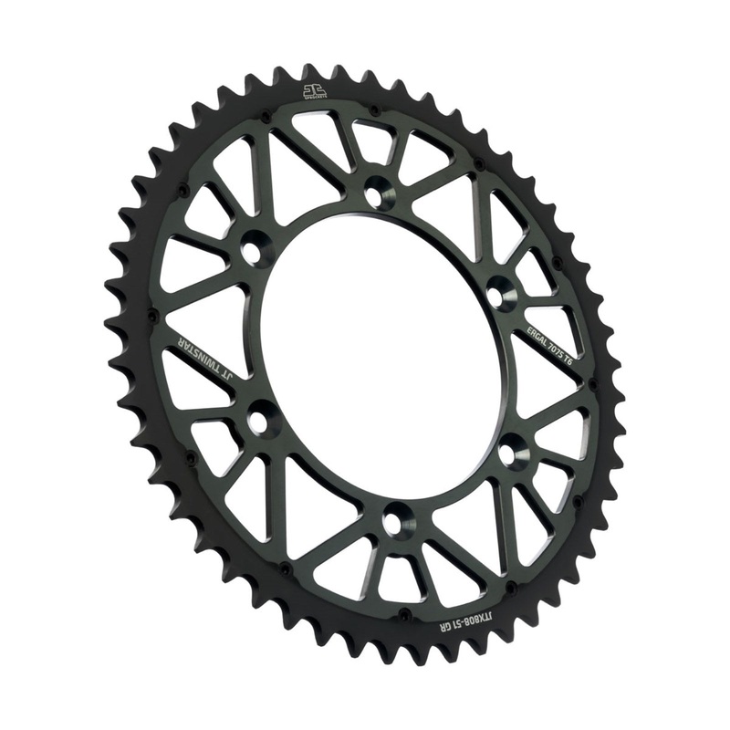 JTX808.51 Grey Twinstar Rear Sprocket