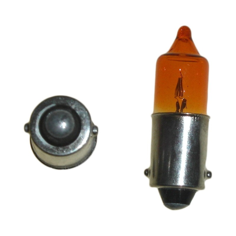12v 23w BA9S T8.5/10 Amber Bulb