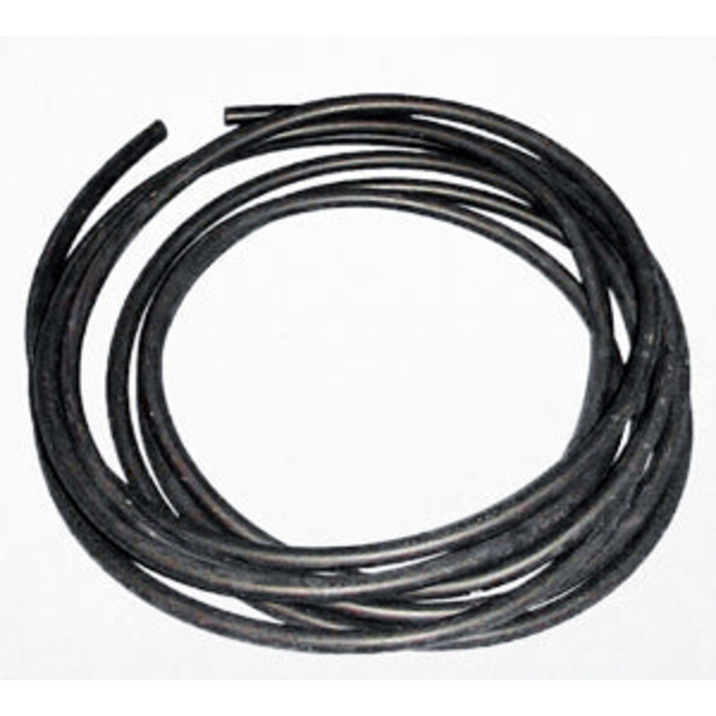 12mm Black Neoprene Fuel Pipe 1 Metre