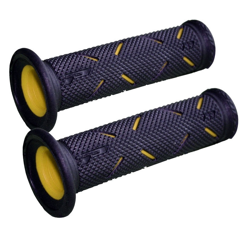 717 SBK Dual Pro Grips Black/Yellow