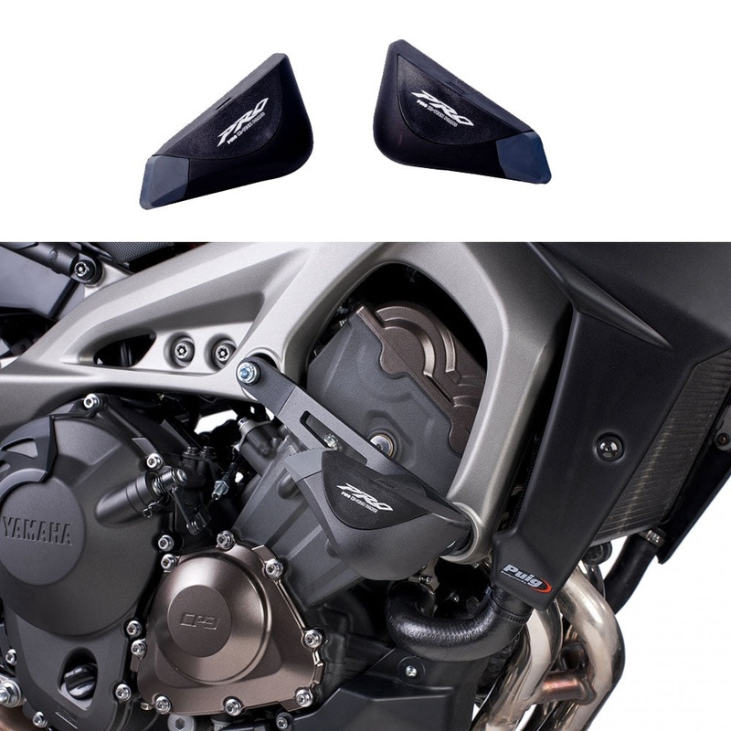 Yamaha MT-09/Tracer/XSR900 13-21 Puig Pro Frame Sliders Black