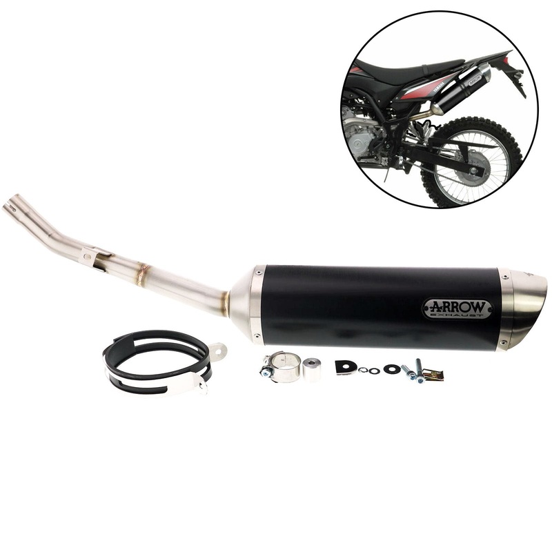 Yamaha WR125X 09-16 Arrow Thunder Dark Line Aluminium Slip-on Exhaust
