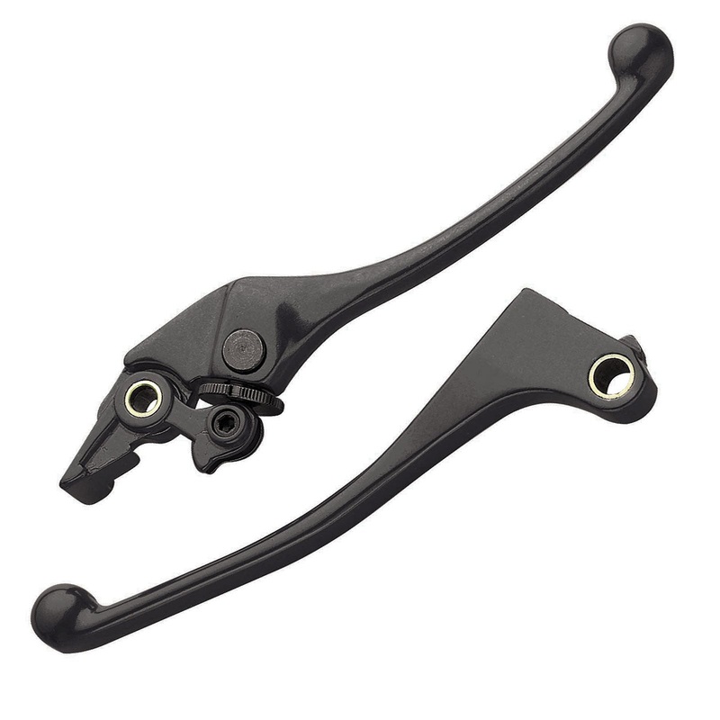 Kawasaki ZX-6R Ninja 00-02 Bike It Lever Set Matt Black