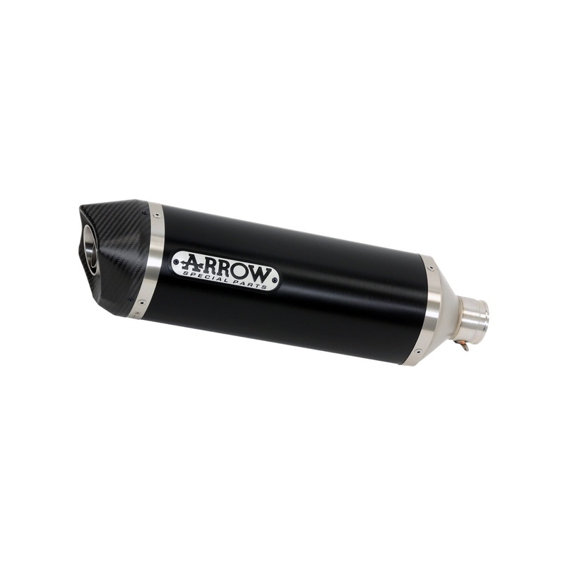 BMW R1250R 19-20 Arrow Maxi Race-Tech Exhaust Aluminium with Carbon Endcap