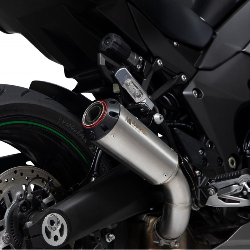 Kawasaki Ninja 1000SX 20- Red Power Stainless Steel Slip-on Exhaust