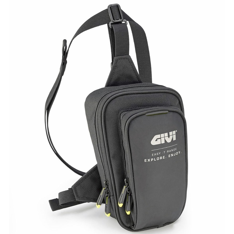 Givi EA140B XL Adjustable Leg Motorcycle Rider Accessory Wallet Bag – Black