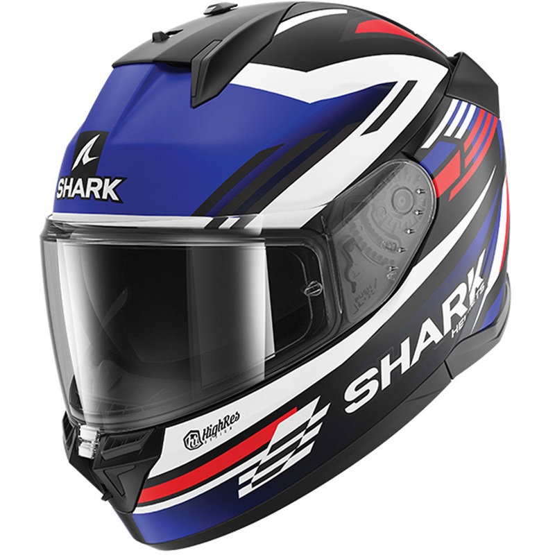 Shark Helmet D-Skwal 3 Firstlap Mat KBR Full Face Helmet Blue XS / 54cm
