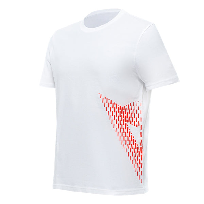 Dainese T-Shirt Big Logo 654 White Red XS