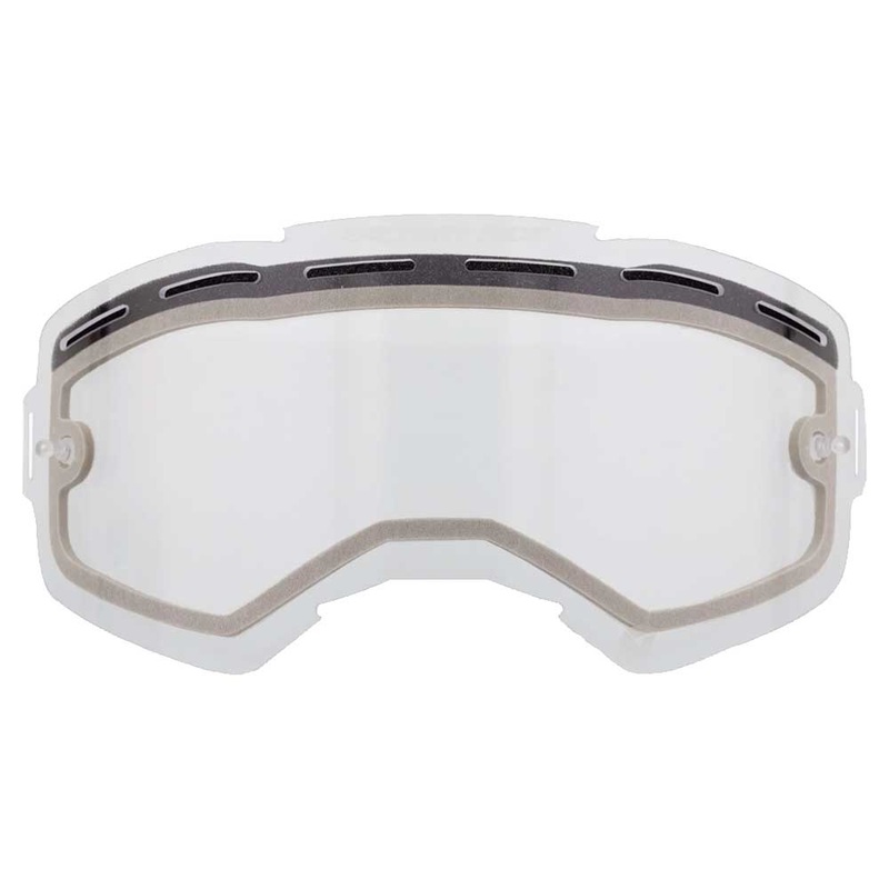 FXR Factory Ride Dual 6-Vented Lens W/ Post 22 Clear