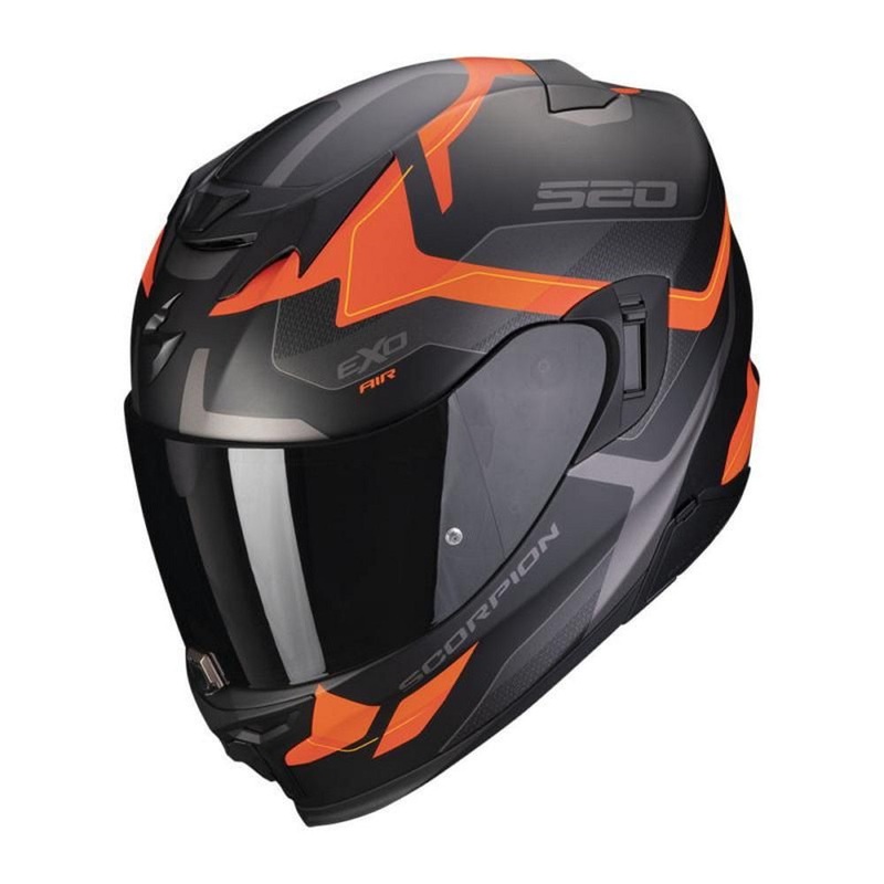 Scorpion Exo 520 Evo Full Face Helmet Elan Black Orange XS / 54cm