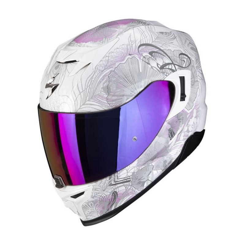 Scorpion Exo 520 Evo Full Face Helmet Melrose White Pink XS / 54cm