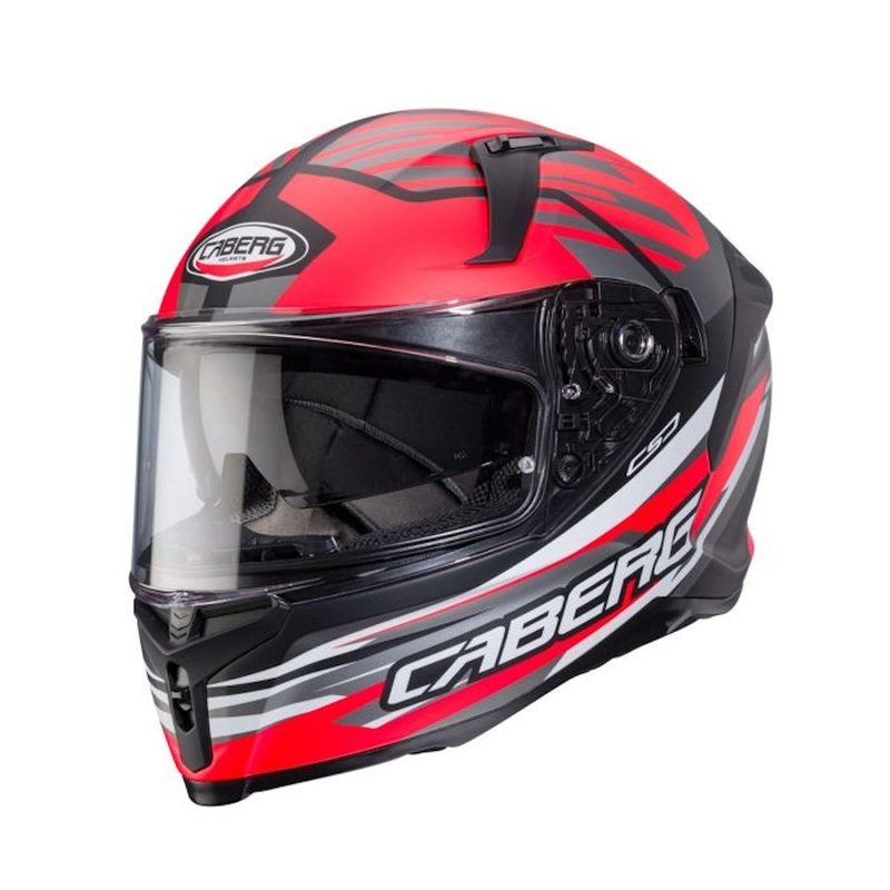 Caberg Avalon X Kira Matt Black Grey Red Full Face Helmets Red XS / 54cm