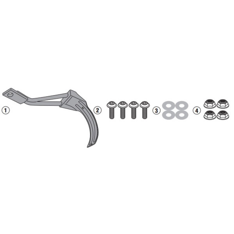 Givi RM1178Kit Kit To Mount Rear Mudflap