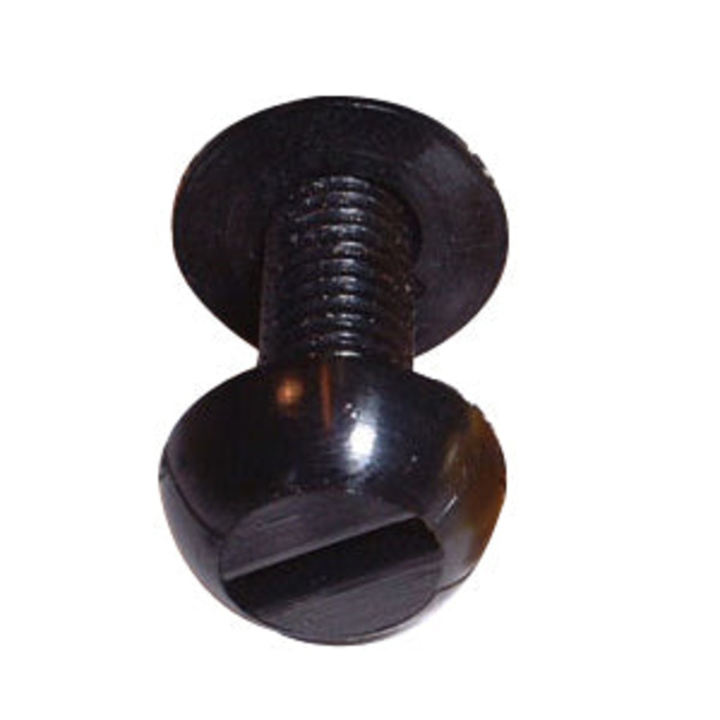Number Plate Screw Black