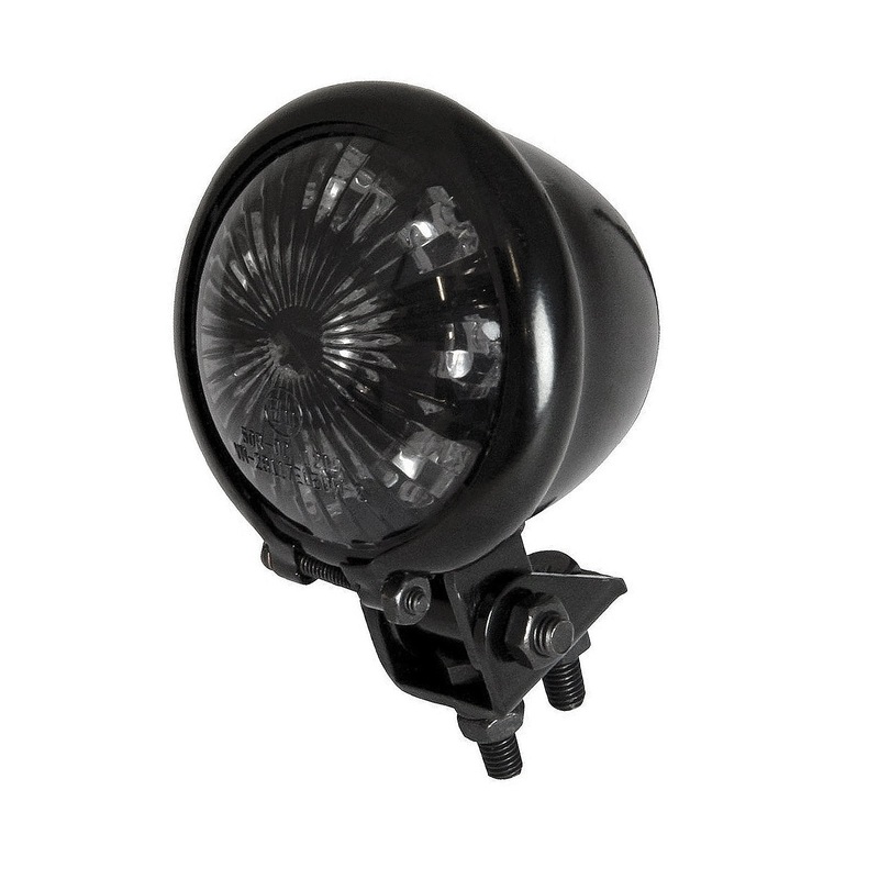 Black Eye LED Rear Stop/Tail Light Round Black Steel