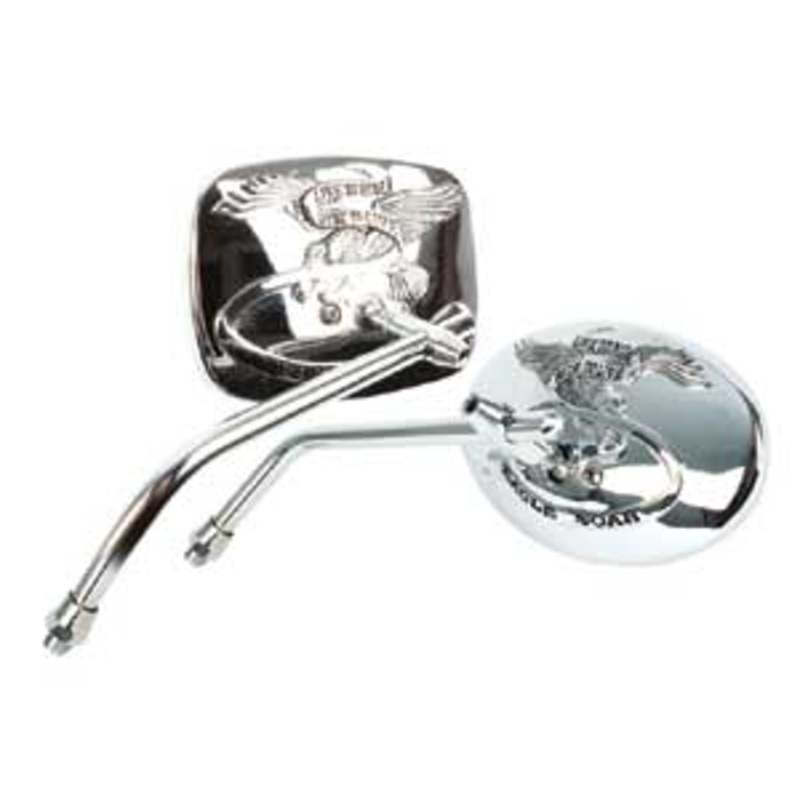 Eagle Spirit Right Hand Oval Mirror Yamaha Only Chrome