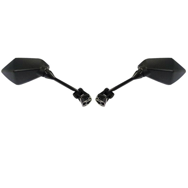 Kawasaki ZX-6R 09-15 Black Mirror Pair