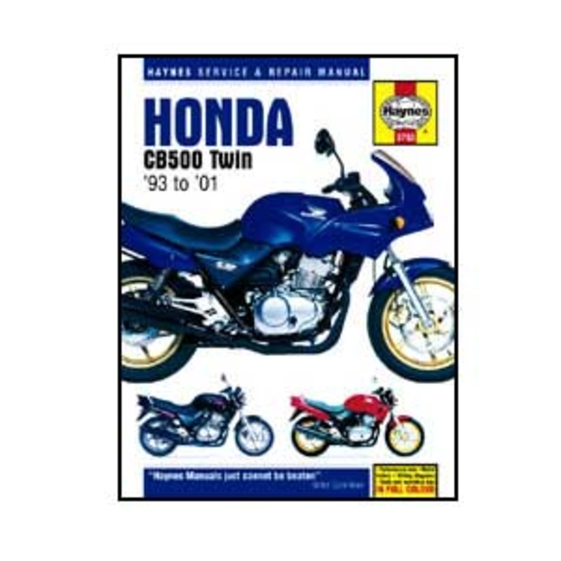3753 Honda CB500 Twin 93-03 CBF500 04-07 Haynes Service Manual