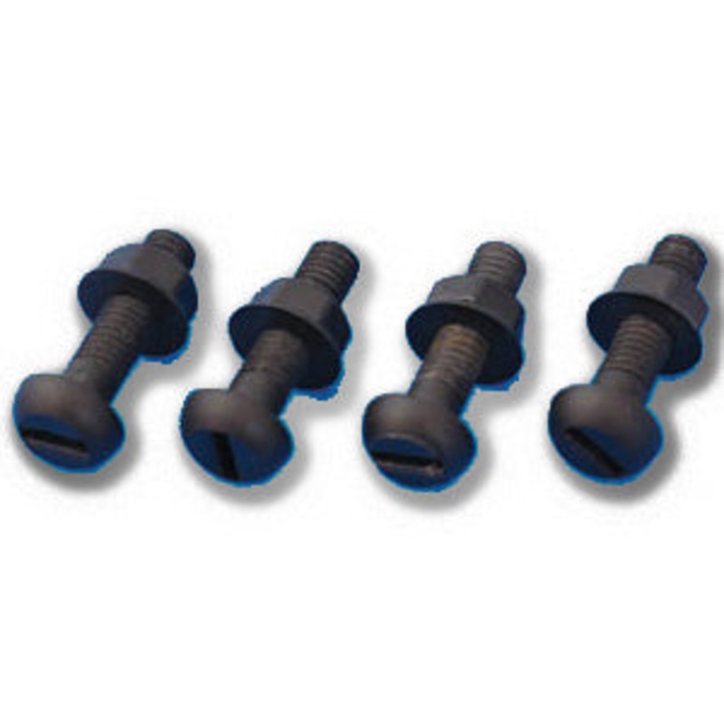 Number Plate Bolt Black Single