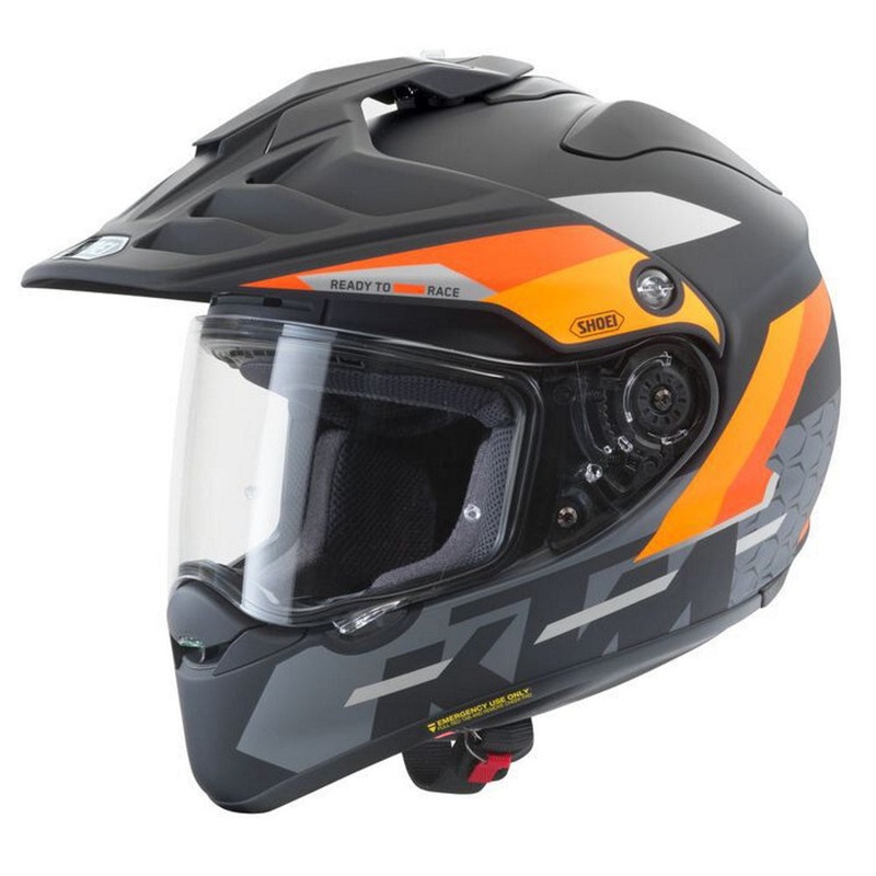 KTM Hornet Adventure Black Grey Orange Dual Sport Helmet XS / 54cm