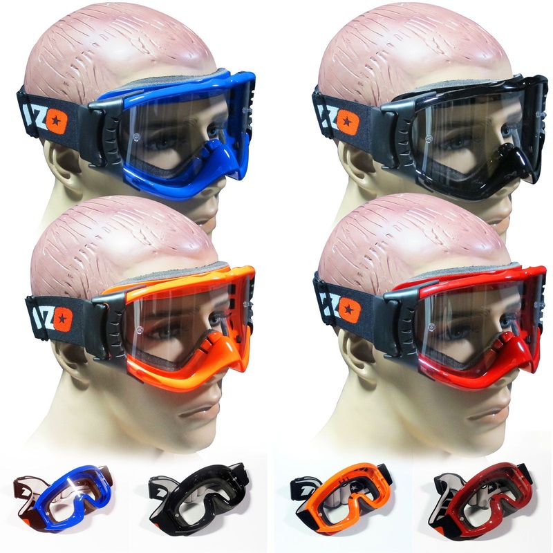 Tuzo Kids MX Goggles Black