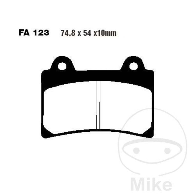 FA123 EBC Standard Organic Brake Pads
