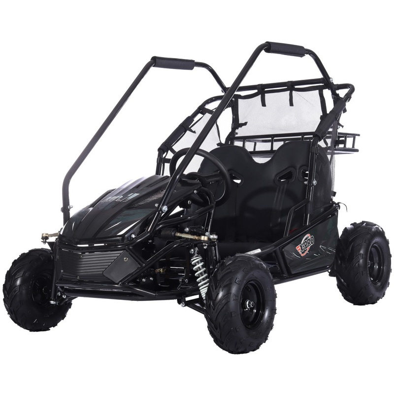 Free Shipping! X-PRO E-Rover 2000W 60V Kids Electric Go Kart with Reverse and Rear Disc Brake! Black