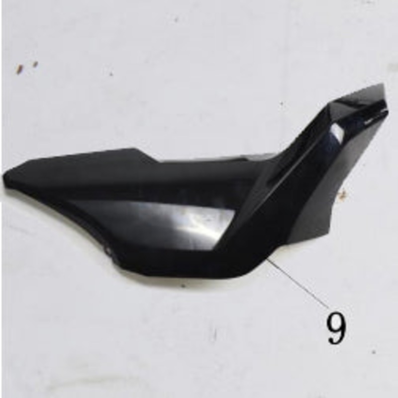 Left Gas Tank Plastic Black