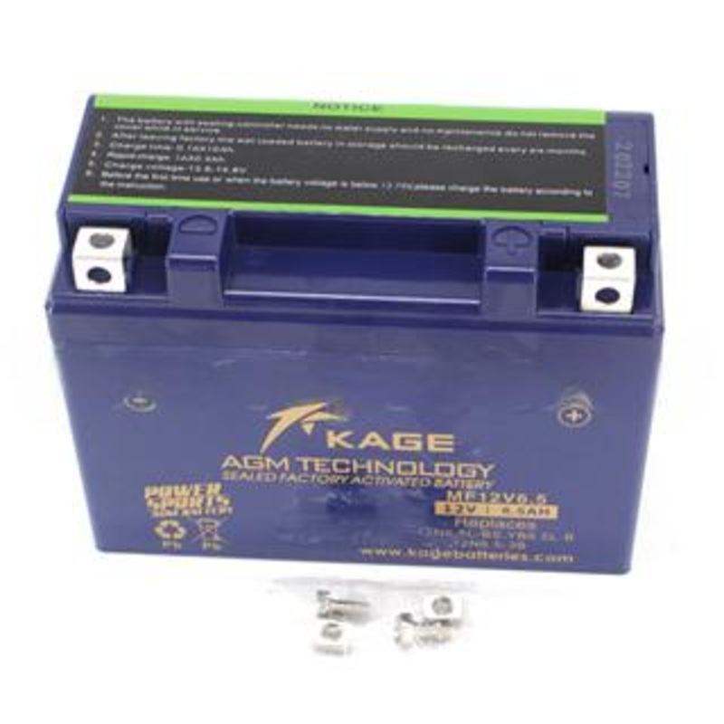 12V 6.5Ah Battery for ATVs, Dirt Bikes, Go Karts, fit Hawk 250 Dirt Bikes