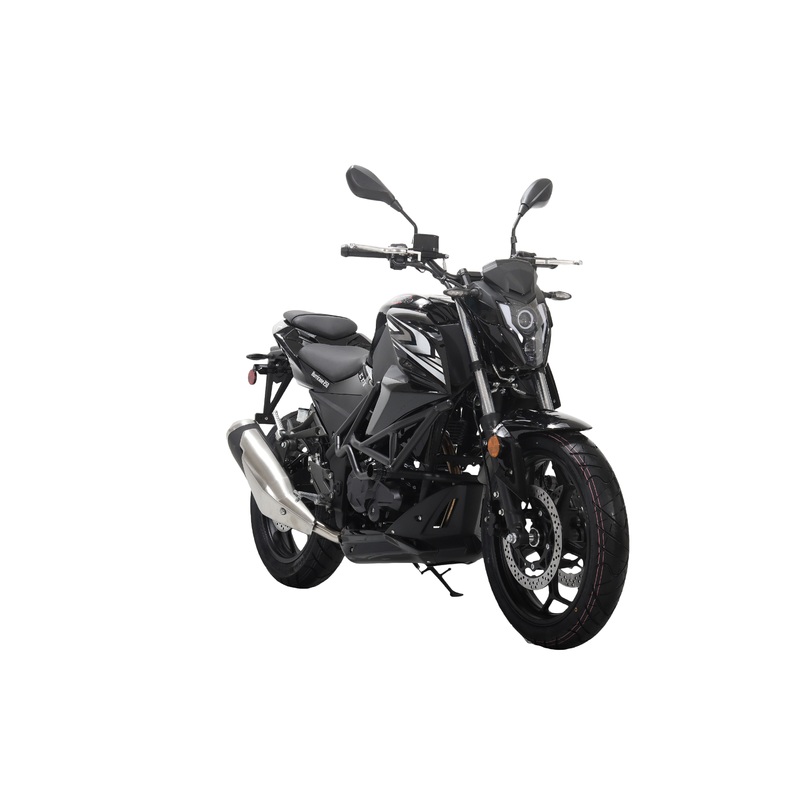 Free Shipping! X-PRO Hurricane 250 Electronic Fuel Injection Street Motorcycle with 6-Speed Manual Transmission, Electric Start! 17″ Wheels! Assembled In Crate! Black
