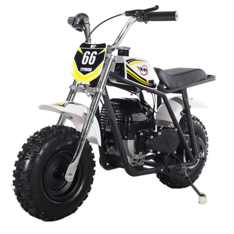 Free Shipping! X-PRO Typhoon 40cc Mini Dirt Bike With Pull Start! Chain Drive, Disc Brakes! 6 Tires! (Copy) Red