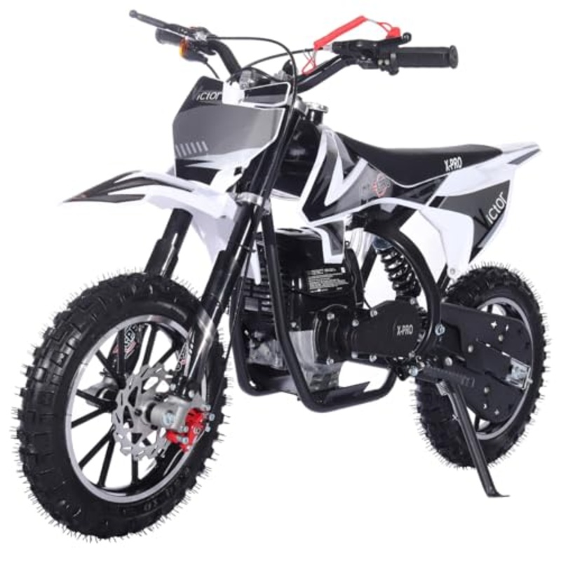 Free Shipping! X-PRO Victor Mini Dirt Bike, Gas Power 4 Stroke Dirt Bike! 40CC Pit Bike, Pull Start, 10″ Wheels! (Copy) Blue