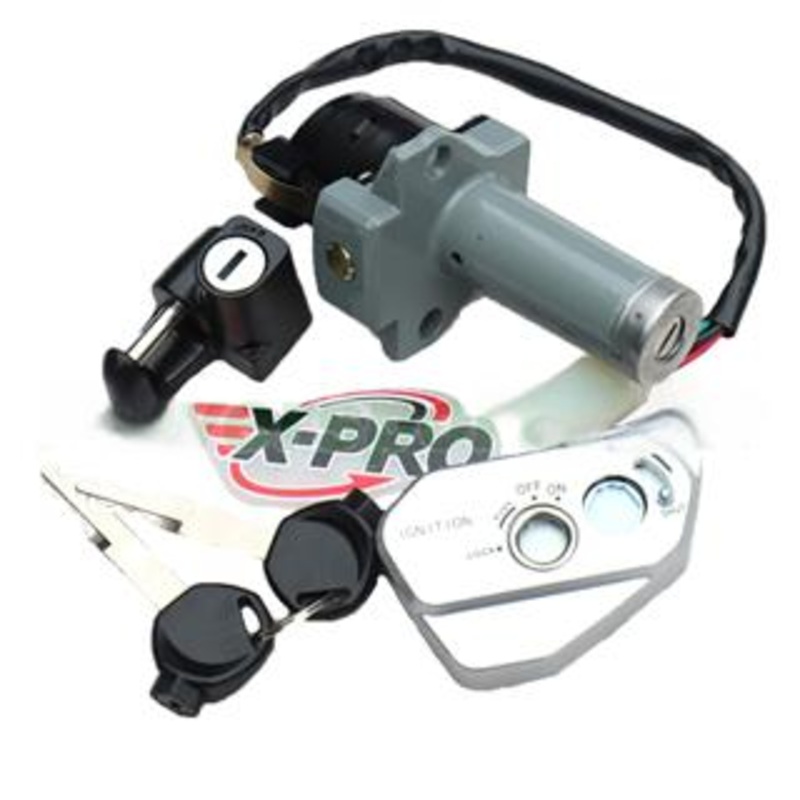 Ignition Switch with Keys Lock Set Assembly for 250cc Hawk 250 Carburetor Dirt Bikes Pit Bikes, Free Shipping for DB-W002, DB-W022/Hawk 250