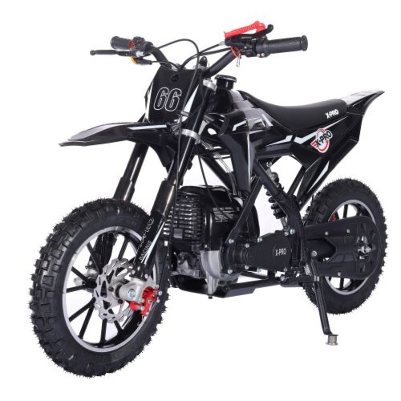 Free Shipping! X-Pro Brand New Hawk 40cc Gas Power Mini Pit Dirt Bike, 4 Stroke engine, Pull Start, 10″ Wheels Black