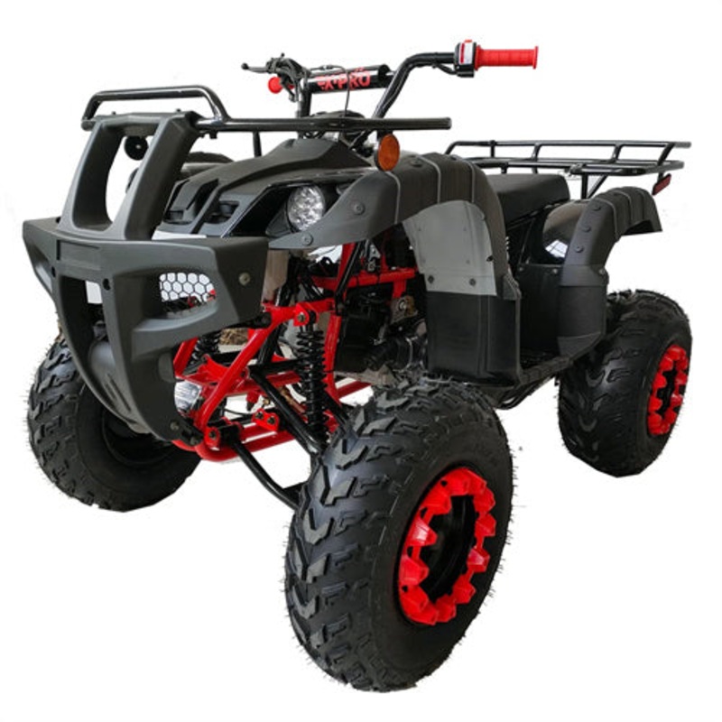 Free Shipping! X-PRO Cougar 200cc Utility ATV with Automatic Transmission w/Reverse, LED Headlight, Big 23″/22″ Tires! Green Camo/Green Factory Package