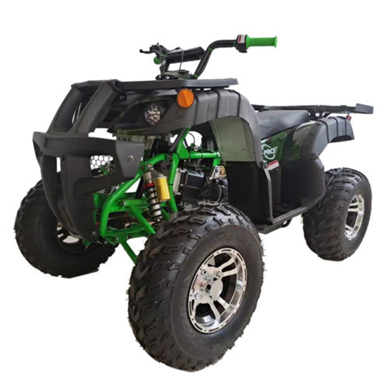 Free Shipping!  X-PRO Jaguar 200 Utility ATV with Automatic Transmission w/Reverse, LED Headlight, Big 23″/22″ Aluminium Rim Wheels! Black/Red Factory Package