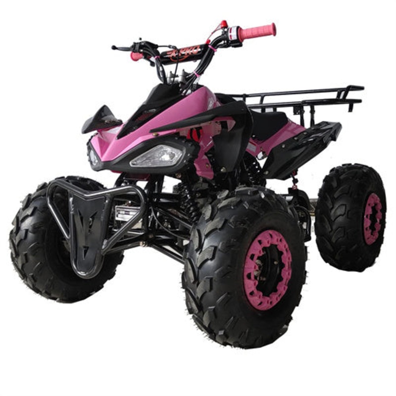 Free Shipping! X-PRO Leopard 125cc ATV with Automatic Transmission w/Reverse, Remote Control! Big 19″/18″Tires! Yellow/Black Factory Package